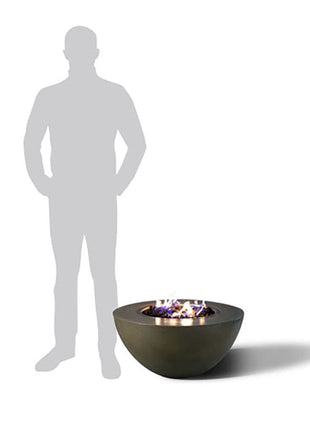 Slick Rock Concrete KOF34 Oasis Series 34-Inch Round Fire Pit