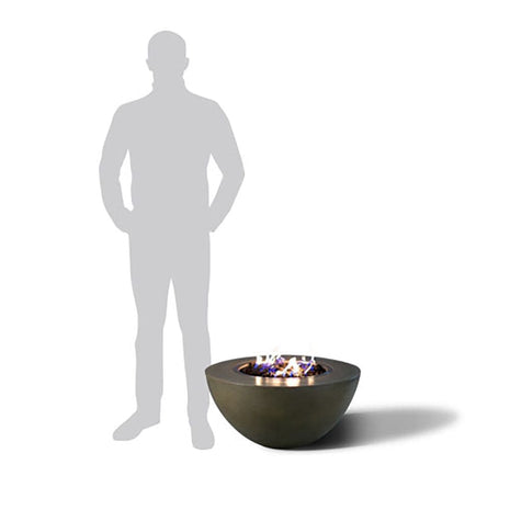 Slick Rock Concrete KOF34 Oasis Series 34-Inch Round Fire Pit