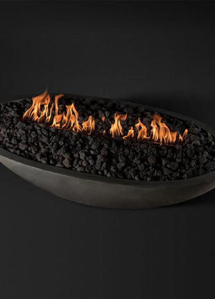Slick Rock Concrete KOF60 Oasis Series 60-Inch Oval Fire Pit