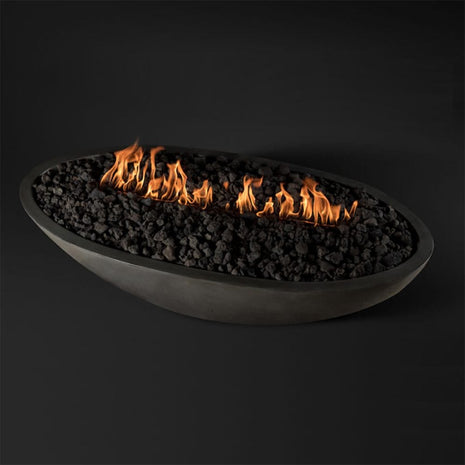 Slick Rock Concrete KOF60 Oasis Series 60-Inch Oval Fire Pit