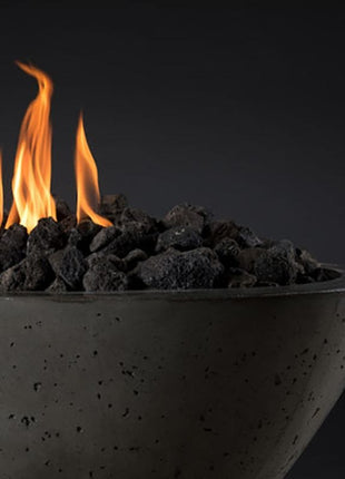 Slick Rock Concrete KOF60 Oasis Series 60-Inch Oval Fire Pit