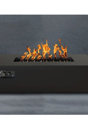 Warming Trends AON Powder-Coated Steel Rectangular Fire Table
