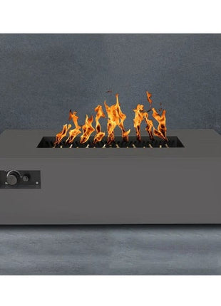 Warming Trends AON Powder-Coated Steel Rectangular Fire Table