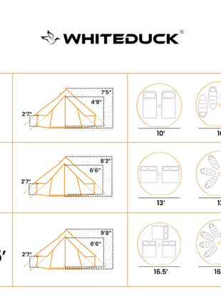 White Duck Outdoors 10' Regatta Bell Tent