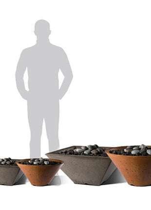Slick Rock Concrete KRLC Ridgeline Series Round Fire Pit