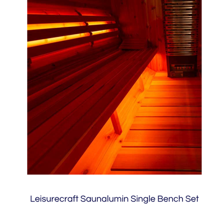 Leisurecraft Canadian Timber Georgian Cabin Sauna with Porch - Electric Heater Options