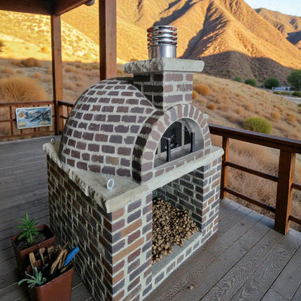 Traditional Wood Fired Brick Pizza Oven - Blacksmith